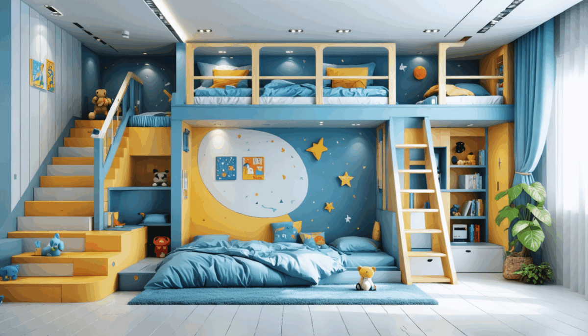 découvrez 5 idées ingénieuses pour aménager une chambre multifonctionnelle avec lits superposés ou couchages d’appoint, idéale pour partager l’espace entre frères et sœurs tout en optimisant confort et praticité.