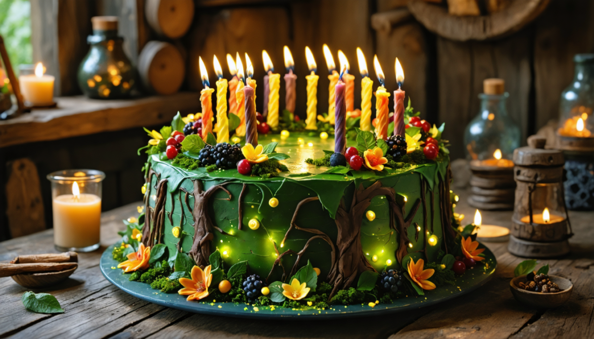 découvrez le gâteau d'anniversaire enchanté d'harry potter, une création magique confectionnée par hagrid pour rendre chaque fête inoubliable.