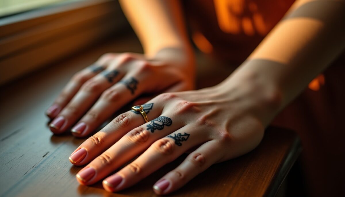 Tatouages féminins sur les doigts : secrets, histoires et symboliques dévoilés